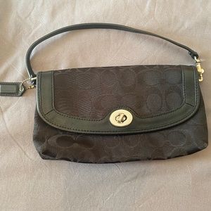 Coach large clutch/wristlet